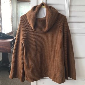 Brown Knit Turntleneck